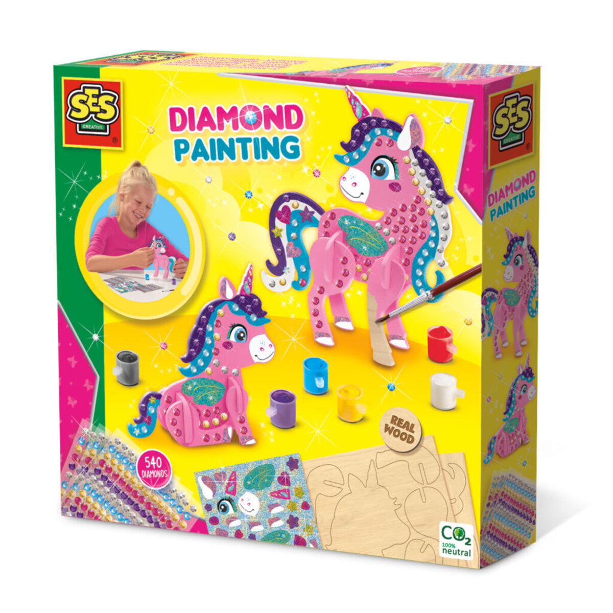 SES Creative Diamond Painting 3D Einhörner