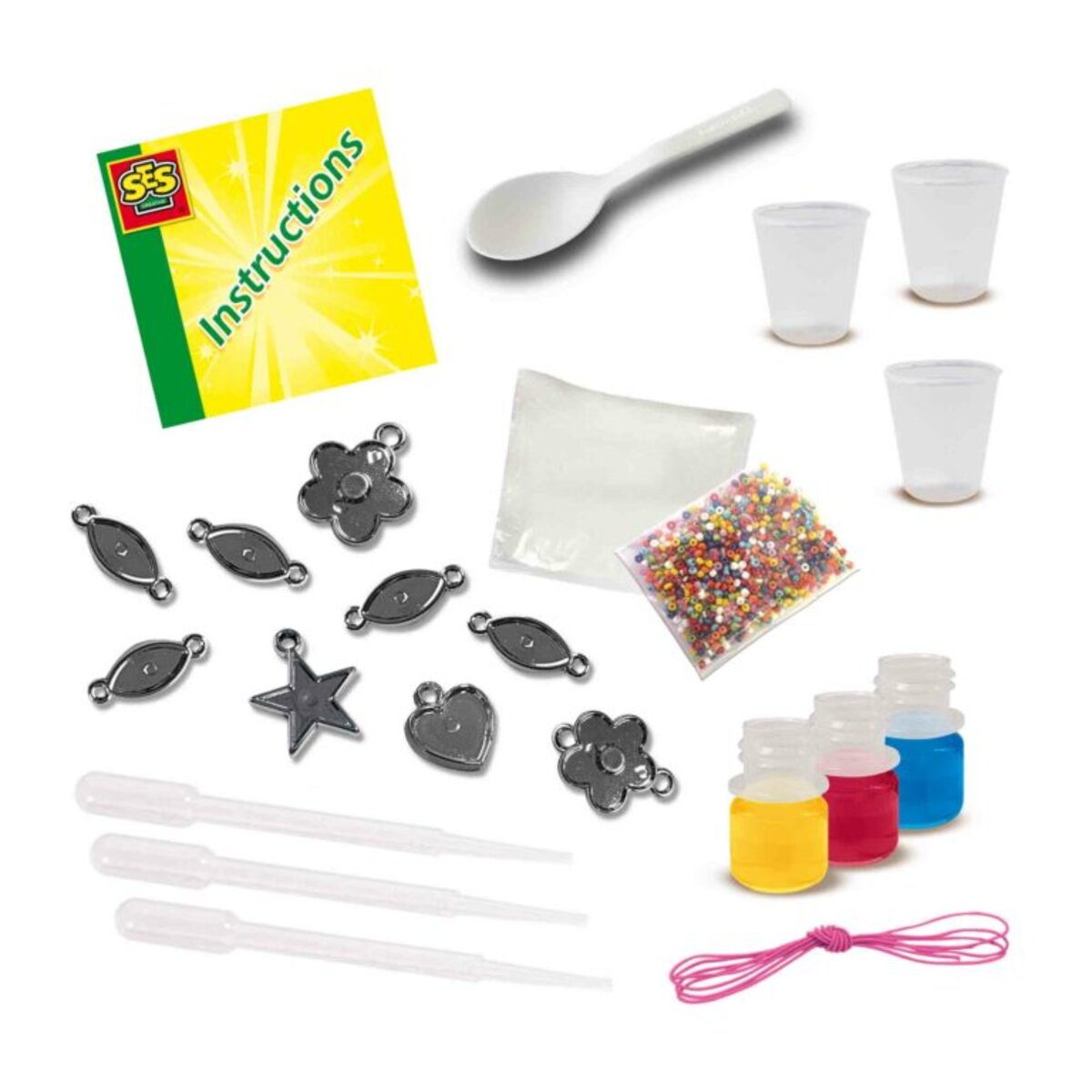 SES Creative Easy diamonds Armbänder mit besonderen Amuletten herstellen