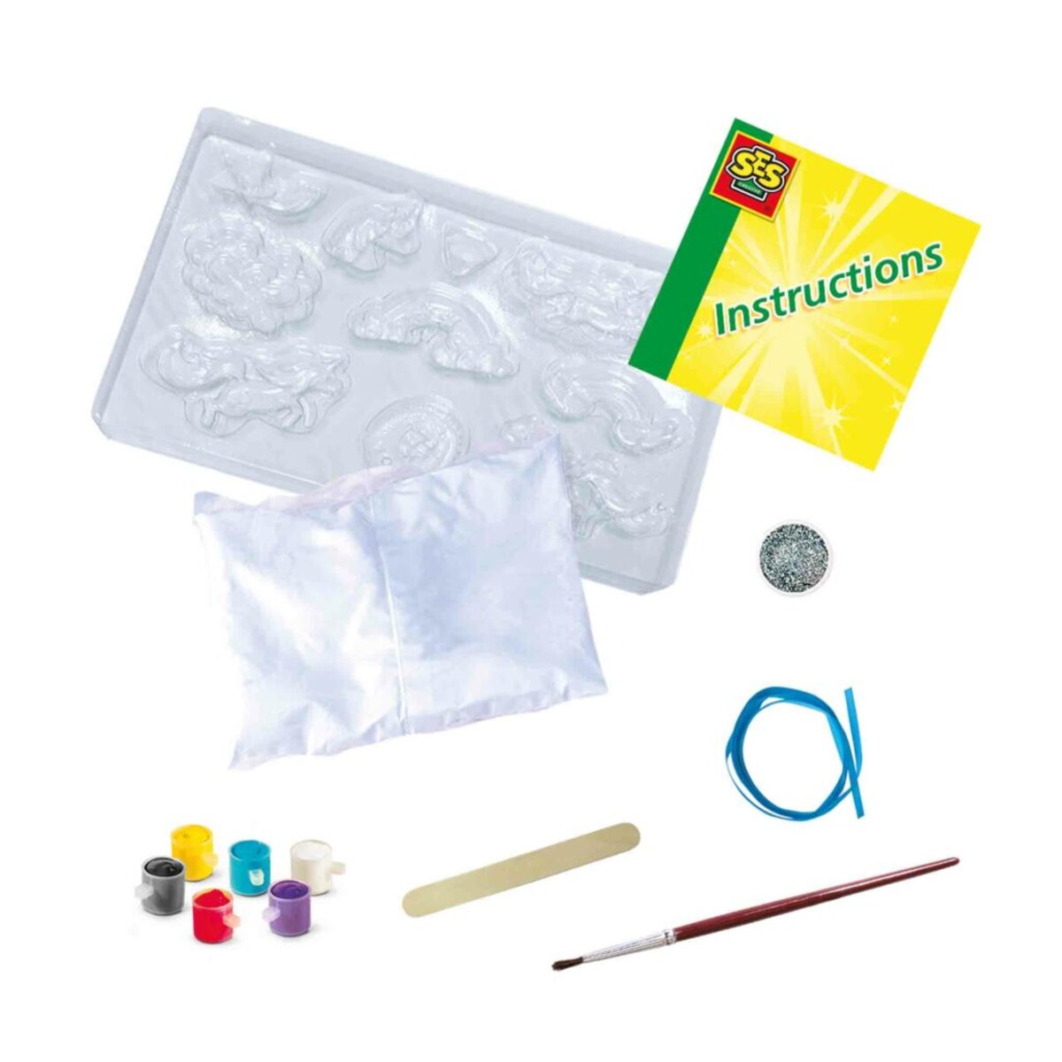 SES Creative Gießen und Anmalen Einhörner Bastelset