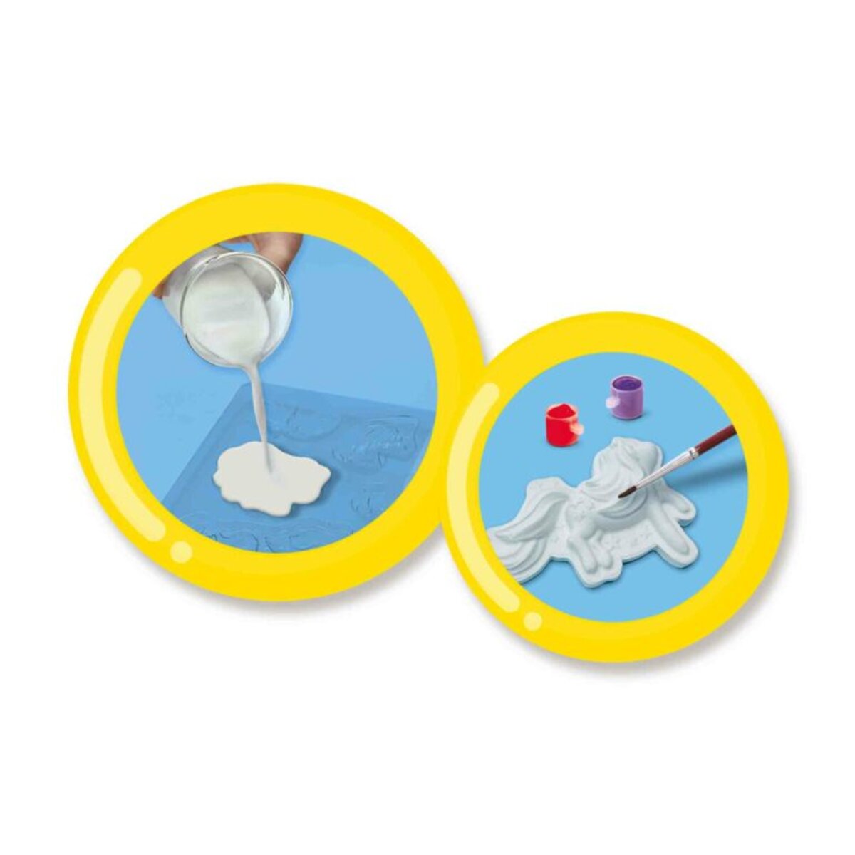 SES Creative Gießen und Anmalen Einhörner Bastelset