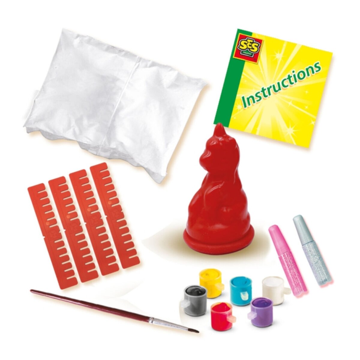 SES Creative Gießen und Anmalen Einhorn Bastelset