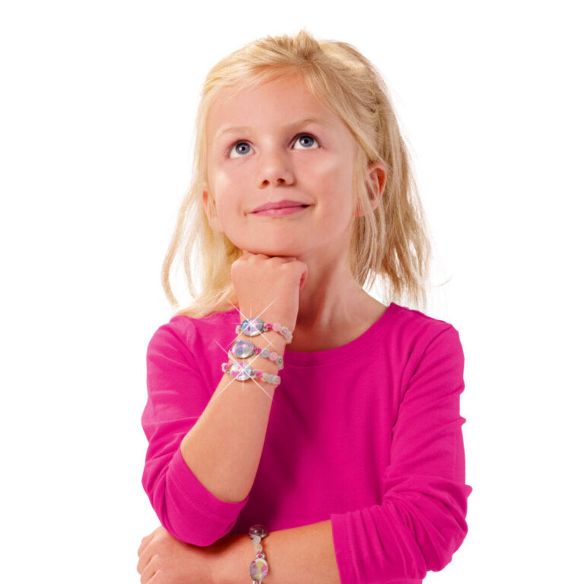 SES Creative Glow in the Dark Armbänder Galaxy