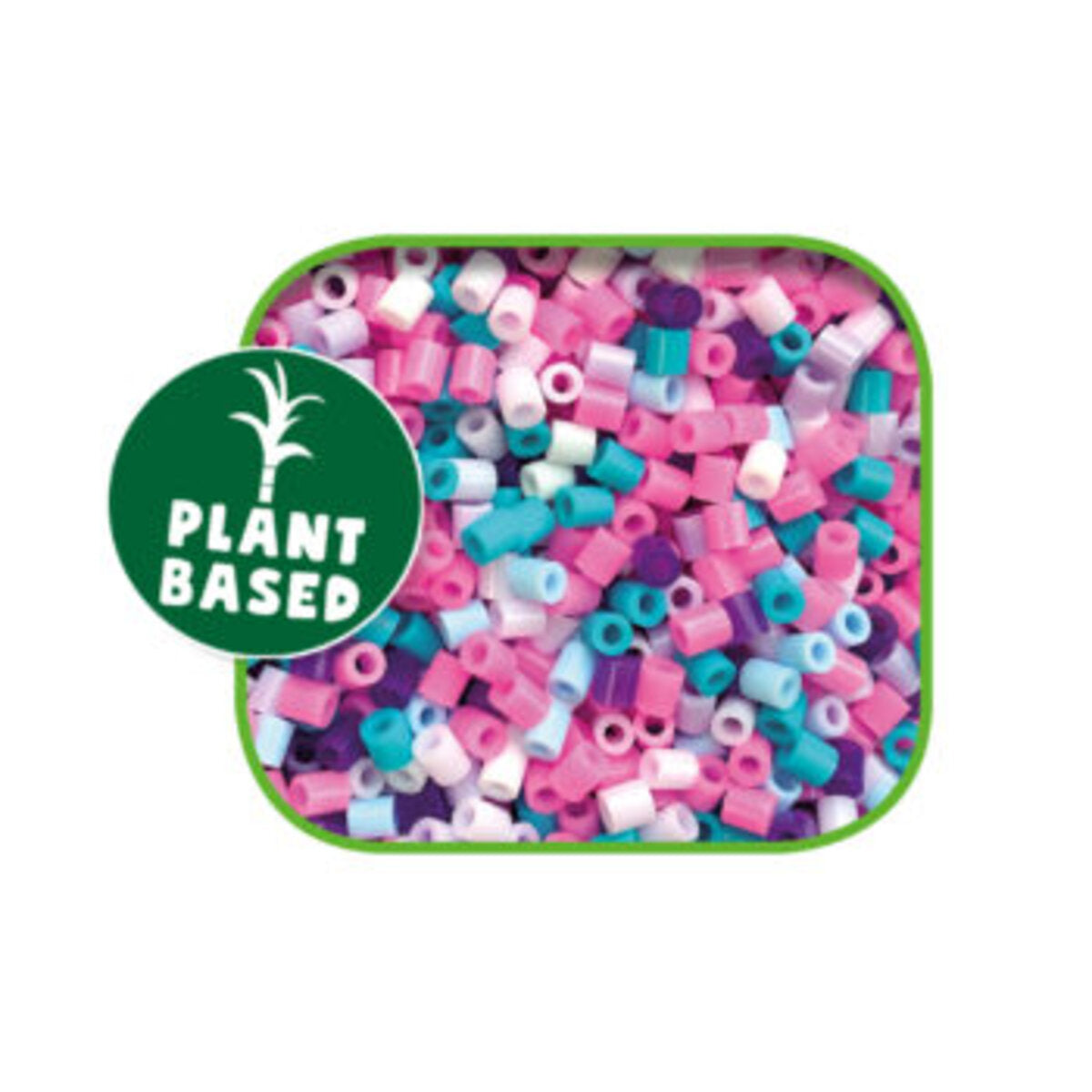 SES Creative Green Beedz Bügelperlenset Einhorn bunt