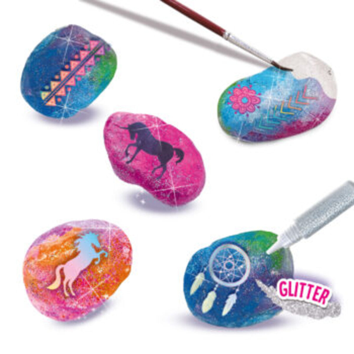 SES Creative Steine designen Galaxy Steine in farbenfrohe Naturkunstwerke verwandeln