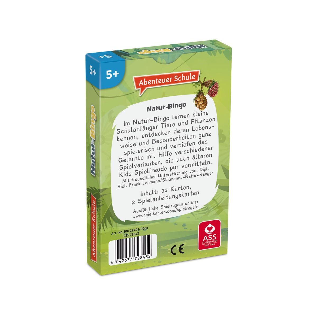 Shuffle Abenteuer Schule - Natur-Bingo