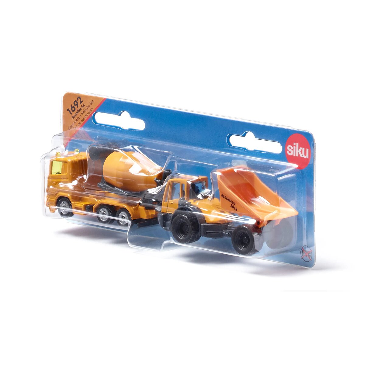 SIKU 1692 Baustellen-Set , Dumper und Betonmischer