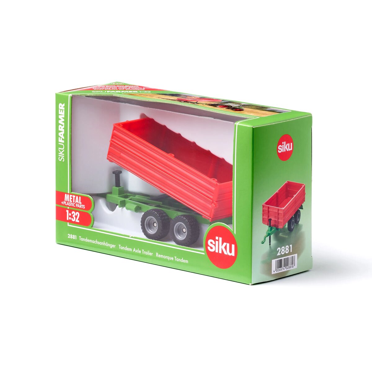 SIKU 2881 Tandemachsanhänger