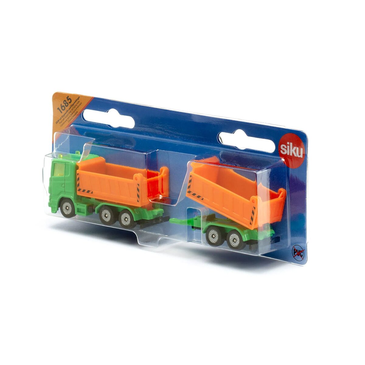 SIKU LKW mit Kippmulde und Kippanhänger