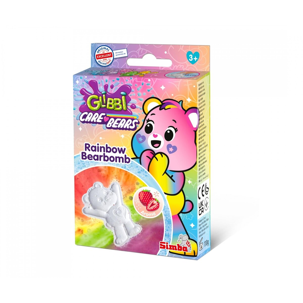Simba Glibbi Badebombe Care Bears Rainbow Bearbomb 110g