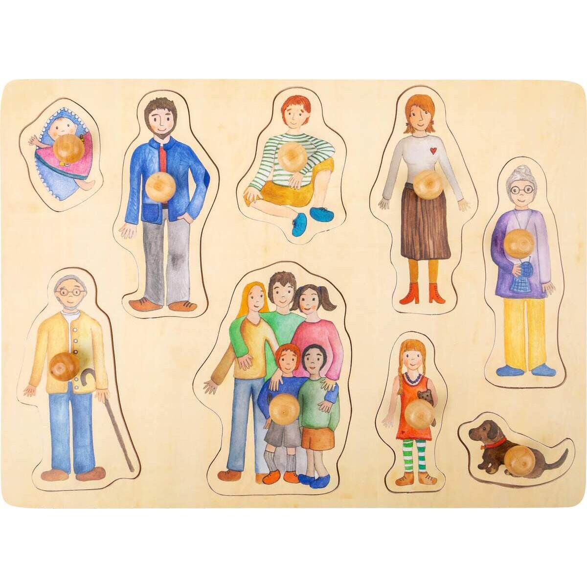 small foot Setzpuzzle Familie und Freunde