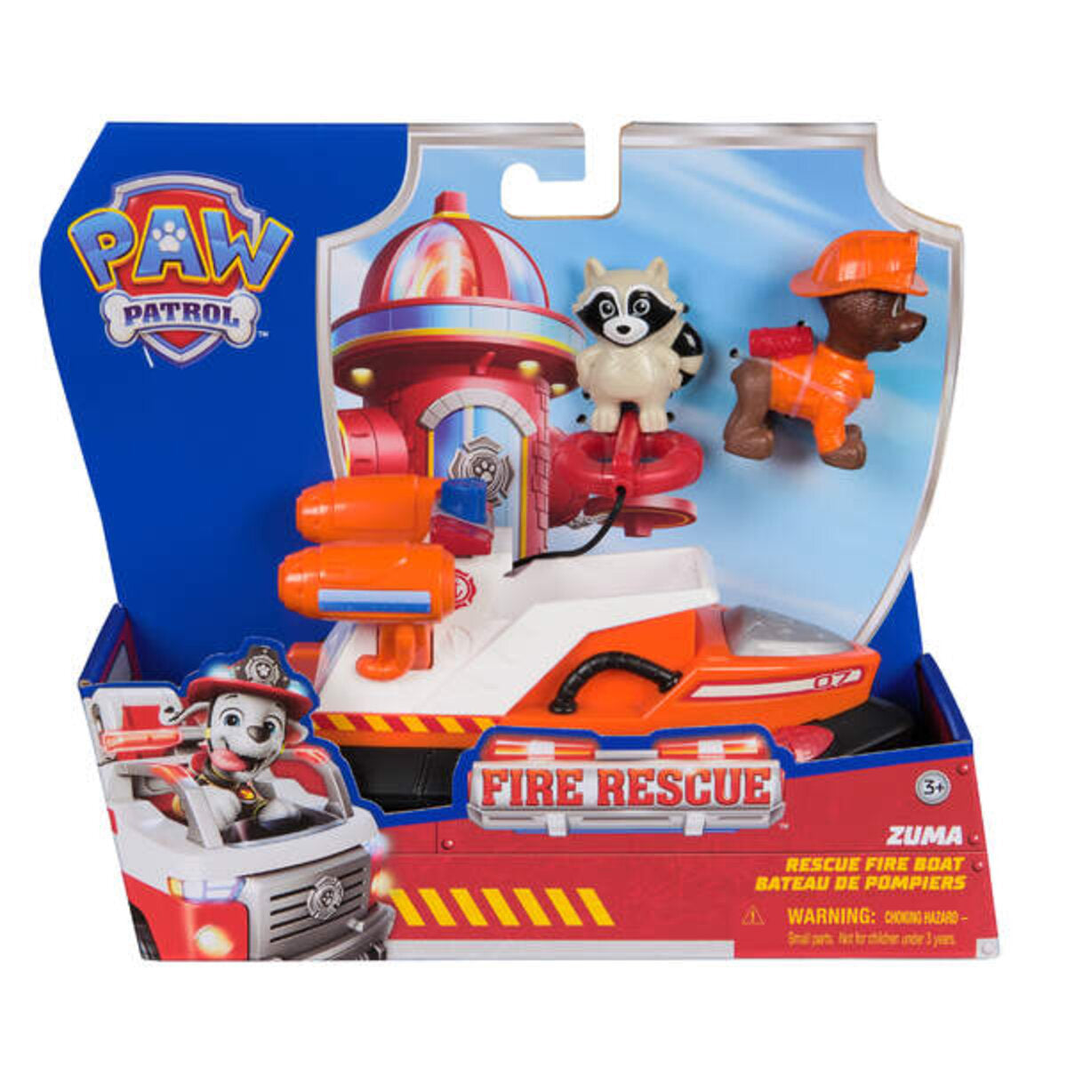 Spin Master Fire Rescue Zuma Rettungsboot 18 cm rot