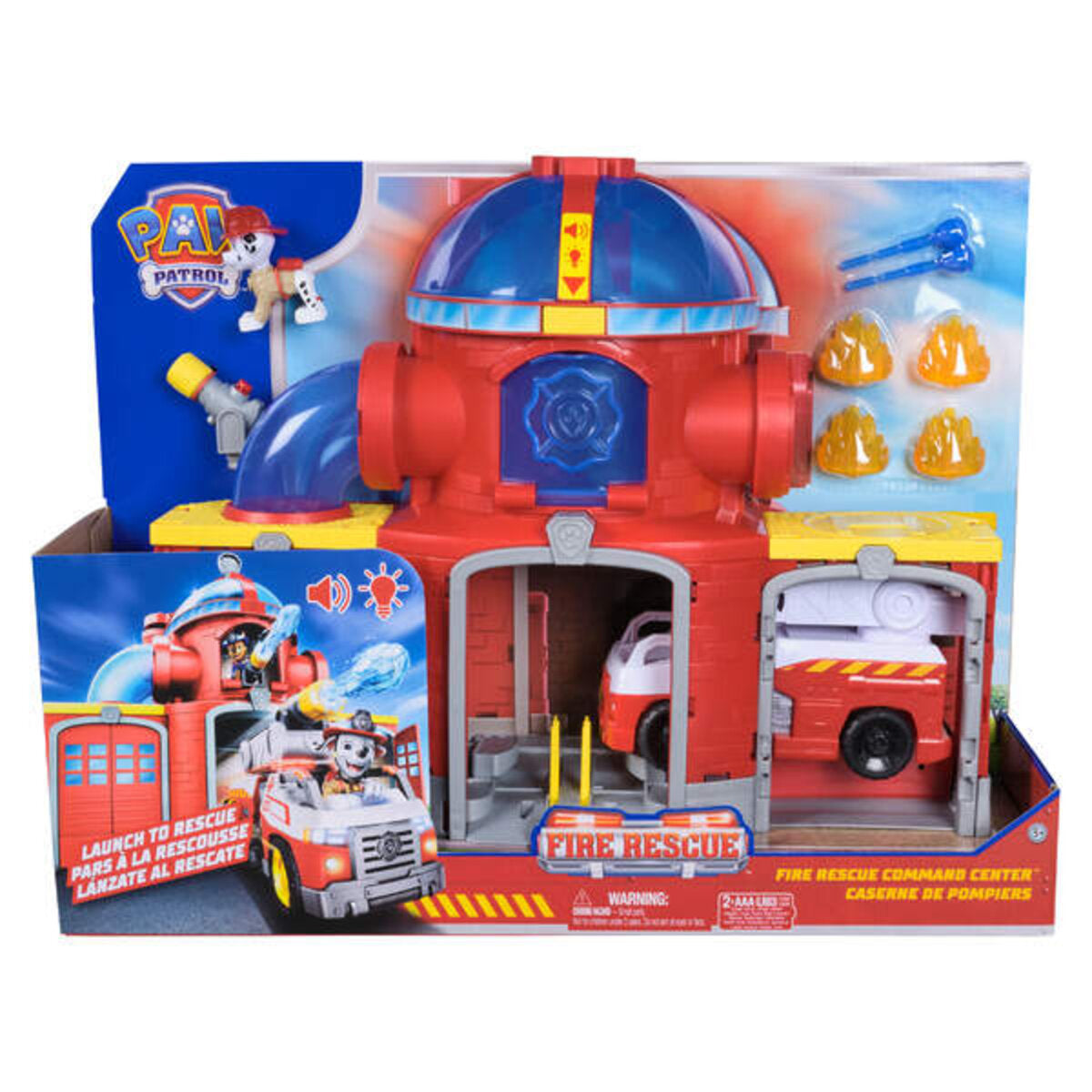 Spin Master Paw Patrol Fire Rescue DLX Feuerwehr Station