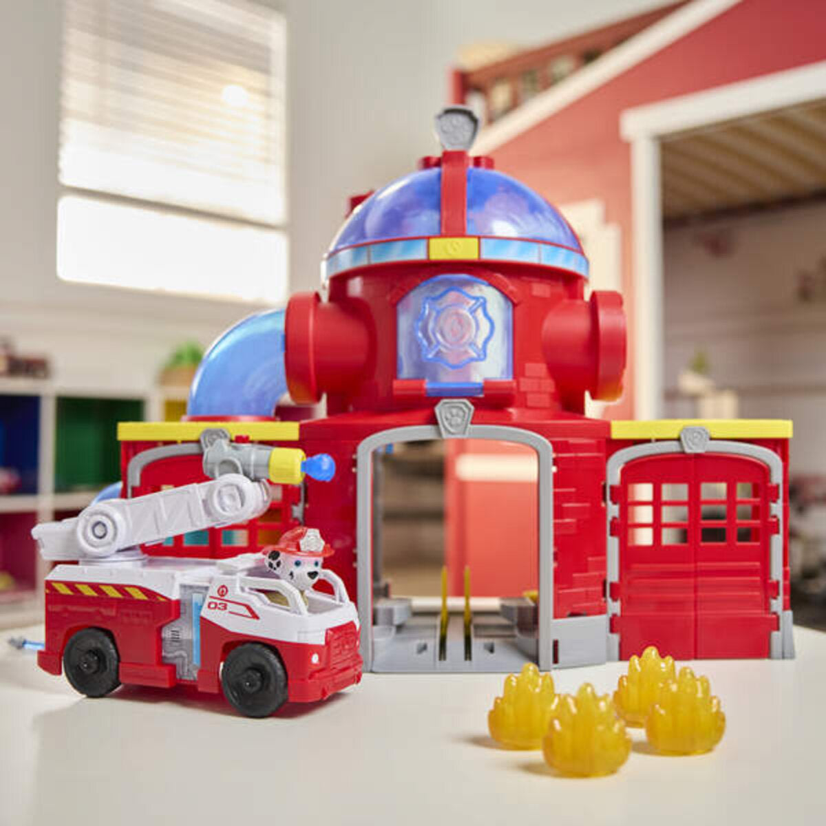 Spin Master Paw Patrol Fire Rescue DLX Feuerwehr Station