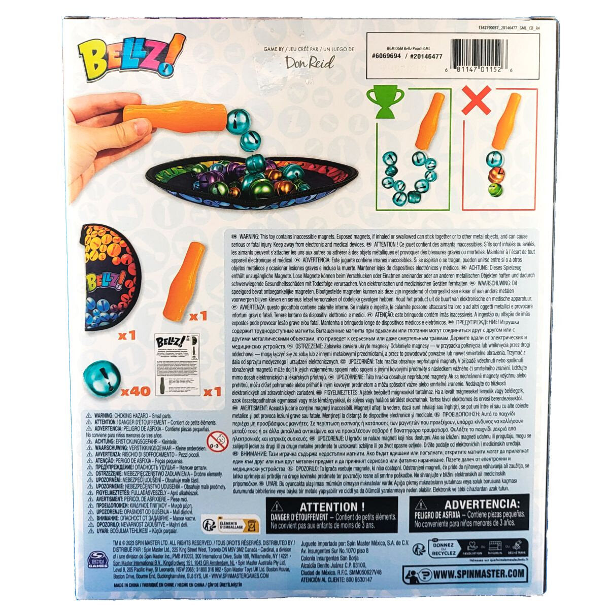 Spin Master Bellz! - Magnetspiel