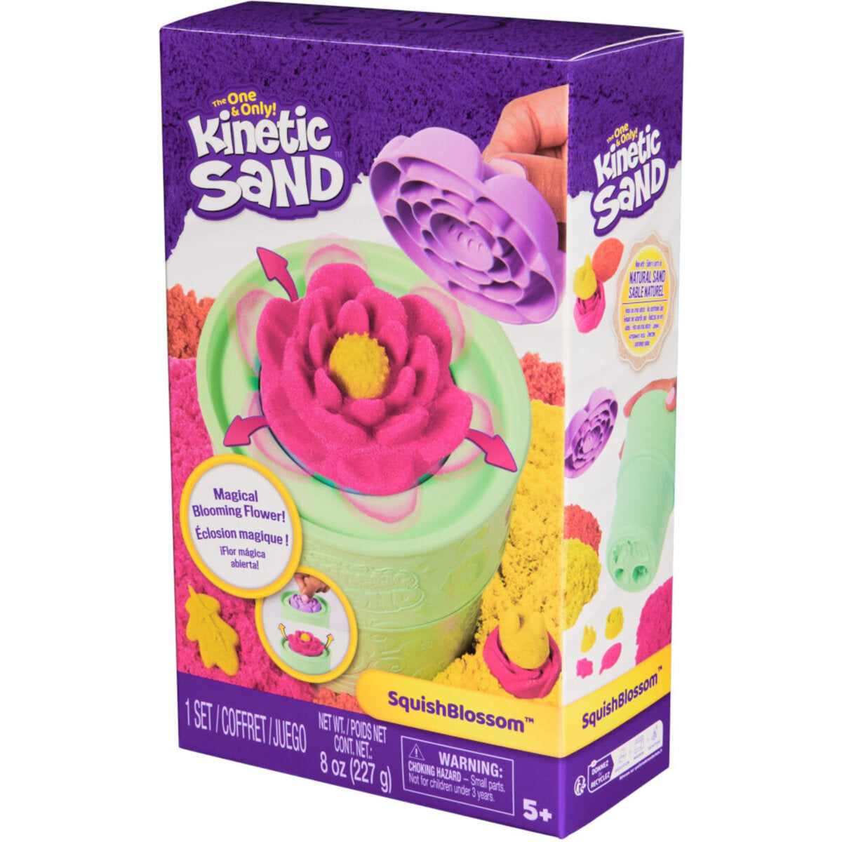 Spin Master Kinetic Sand - Squish Blossom, 227 g