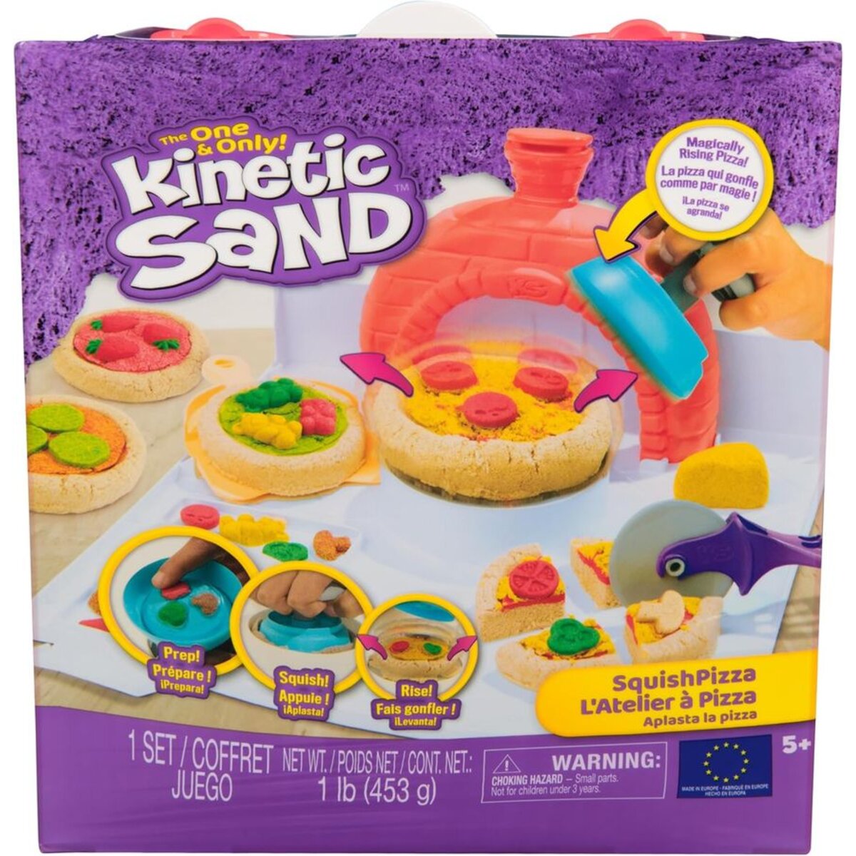 Spin Master Kinetic Sand Squish Pizza