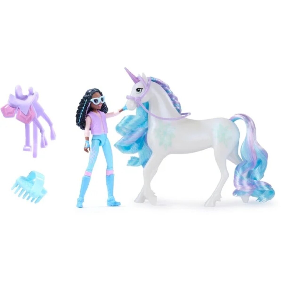 Spin Master Unicorn Academy Layla und Einhorn Glacier Set