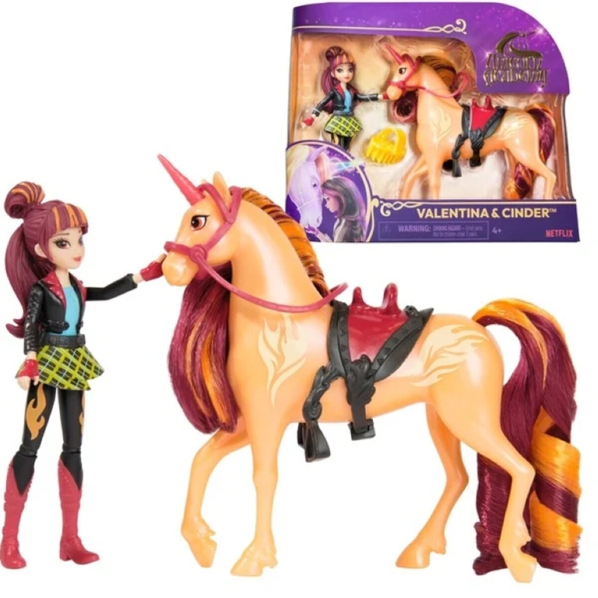 Spin Master Unicorn Academy Valentina und Einhorn Cinder Set