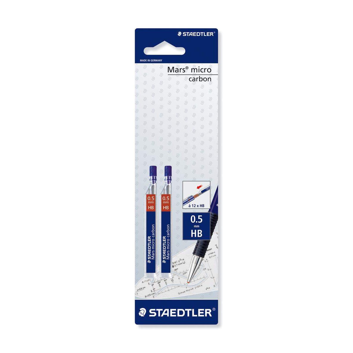 STAEDTLER® 250 Feinmine Mars micro carbon, HB, 2 Stück