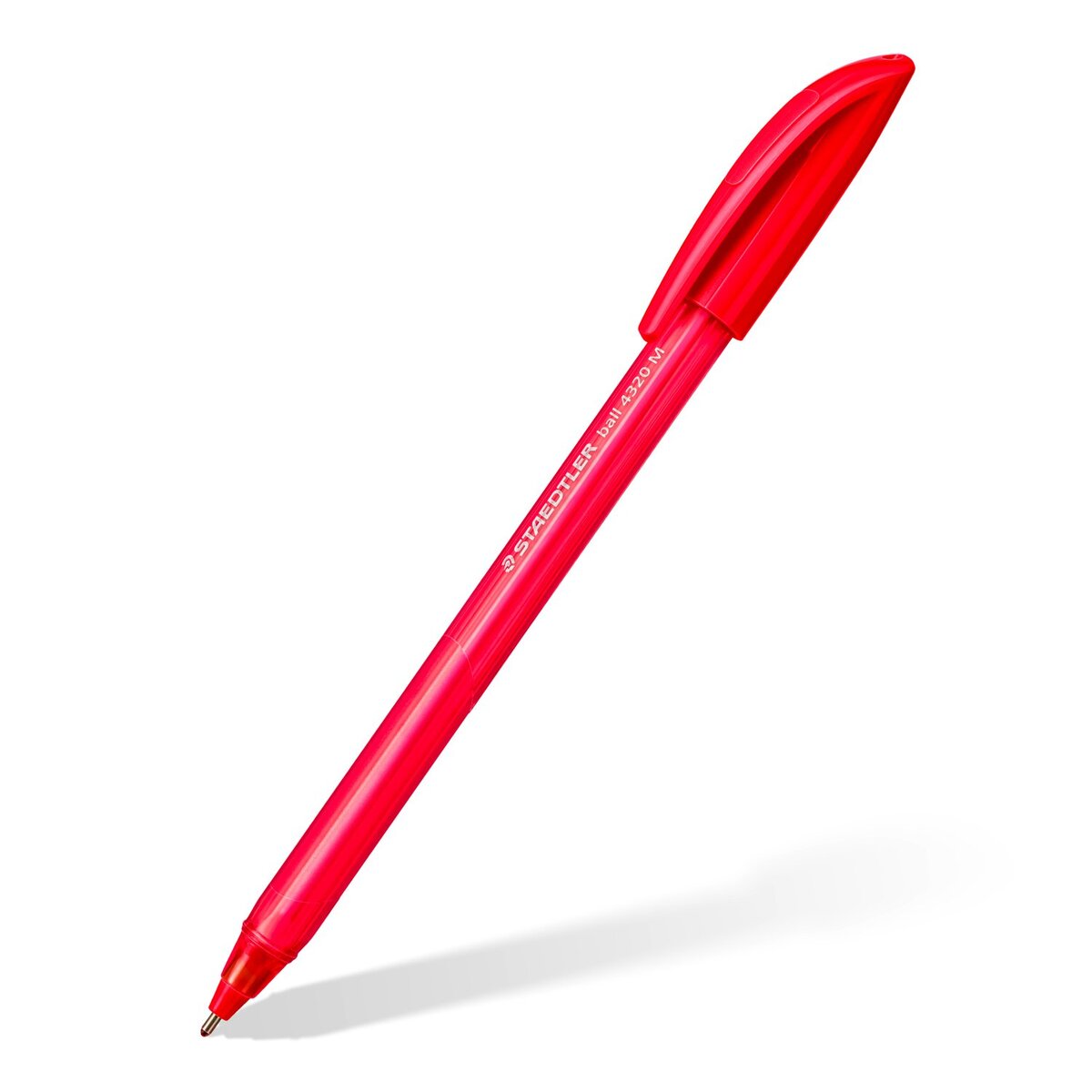 STAEDTLER® ball 4320 M dreikantiger Kugelschreiber, Kartonetui mit 10 Kugelschreibern in sortierten Schreibfarben, Linienbreite M