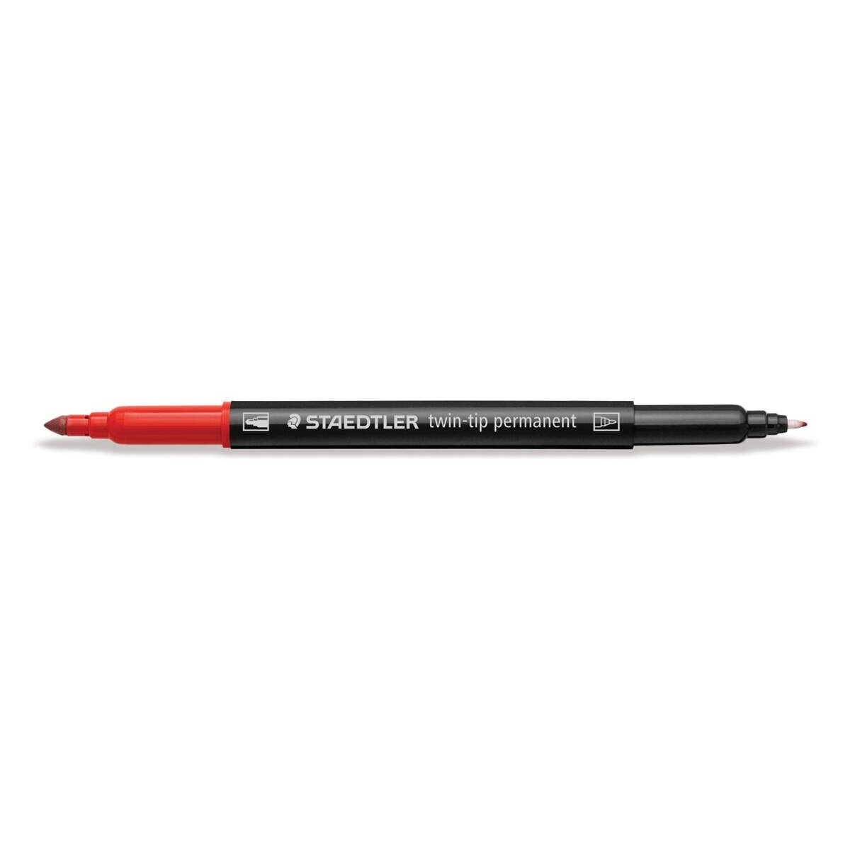 STAEDTLER® 3187 Doppelfasermaler permanent, Etui mit 36 Fasermalern in sortierten Farben