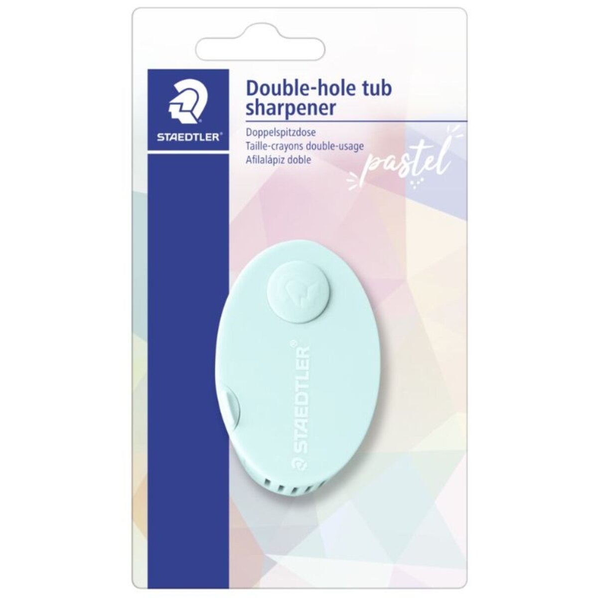 STAEDTLER® Doppelklappspitzdose Pastel Line, 1 Stück, 4-fach sortiert