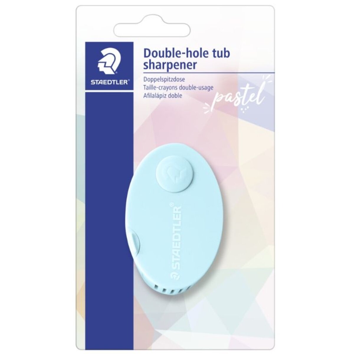 STAEDTLER® Doppelklappspitzdose Pastel Line, 1 Stück, 4-fach sortiert