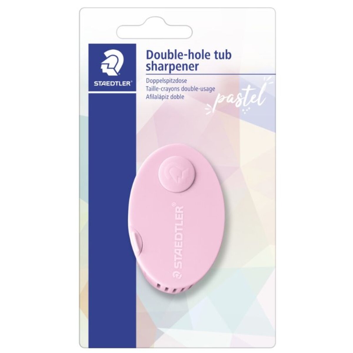 STAEDTLER® Doppelklappspitzdose Pastel Line, 1 Stück, 4-fach sortiert