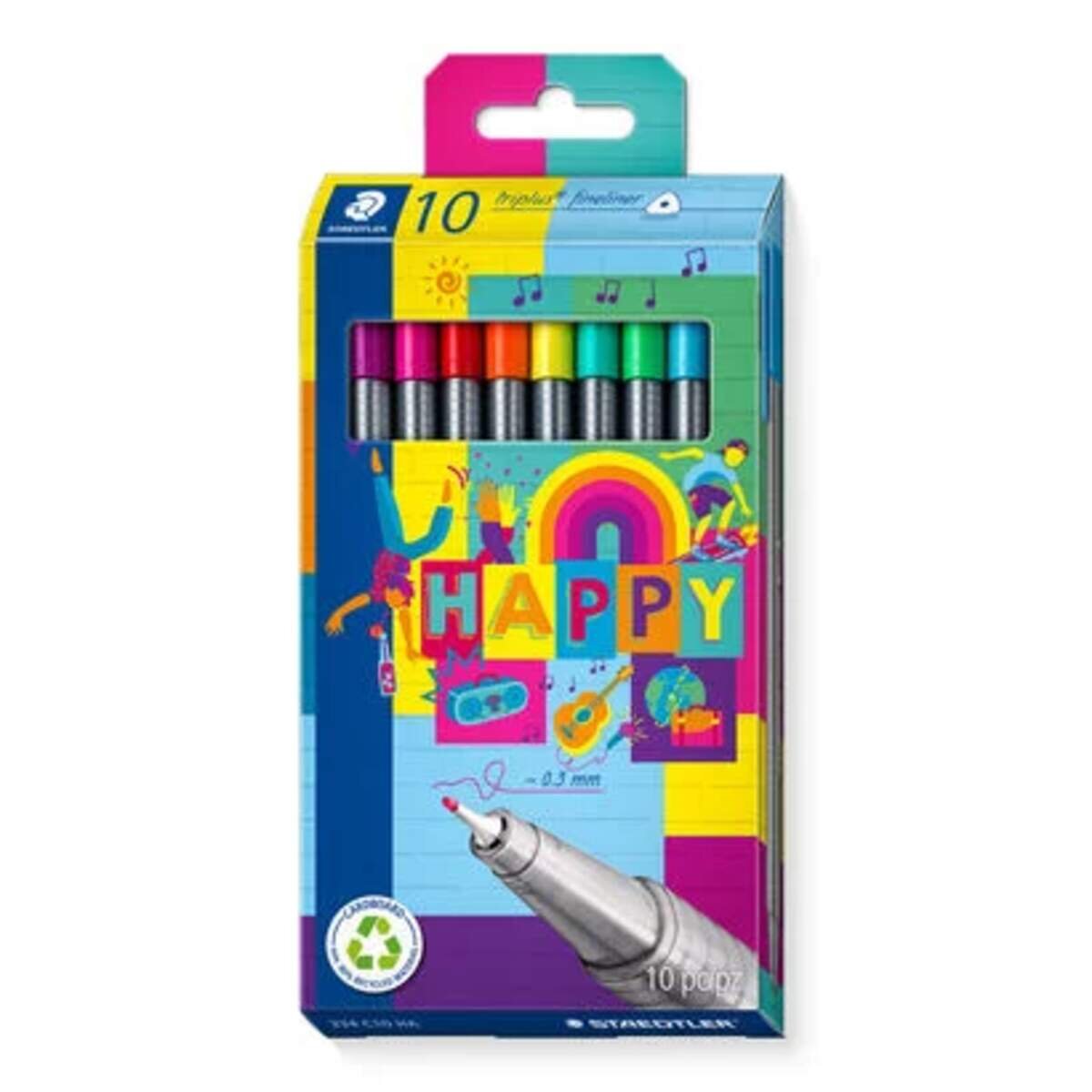 STAEDTLER® Fineliner triplus 10 ST Etui