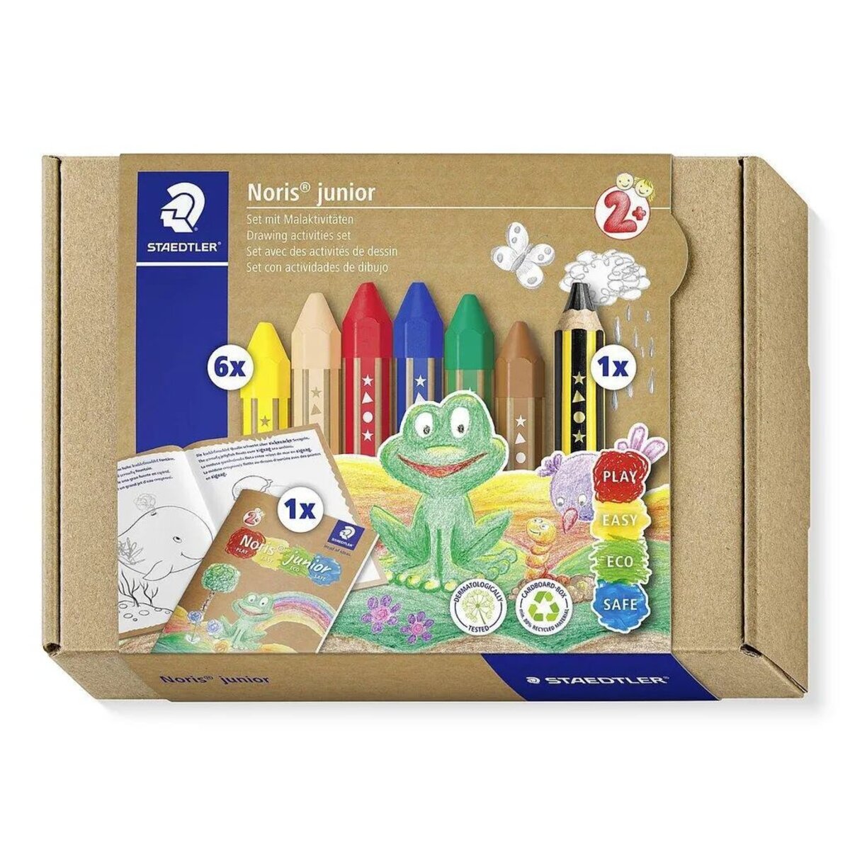 STAEDTLER® Noris® junior 61 Gemischtes Set mit Malaktivitäten für Kleinkinder, 8-teilig