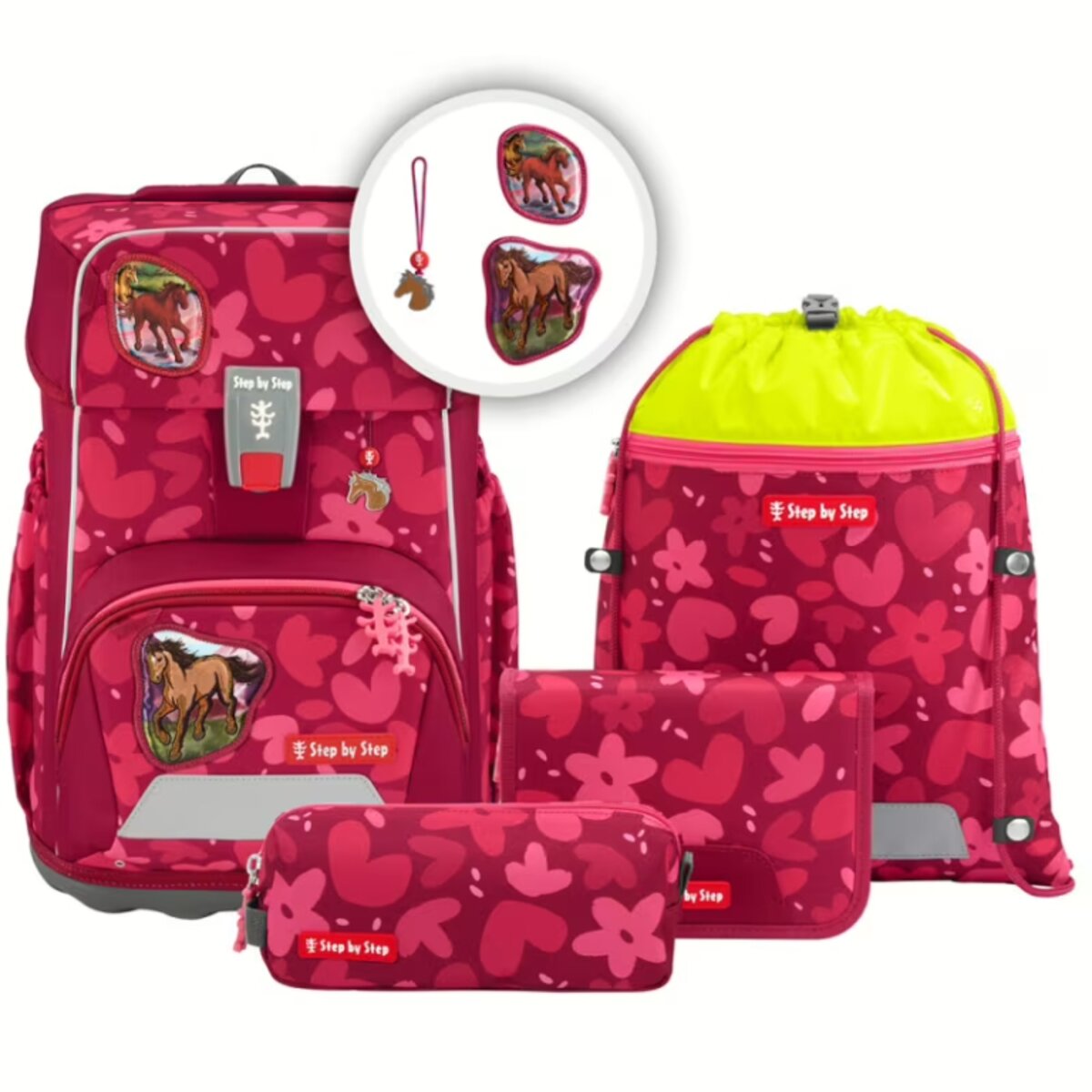 Step by Step GIANT Schulranzen-Set "Wild Horse Nora", 5-teilig