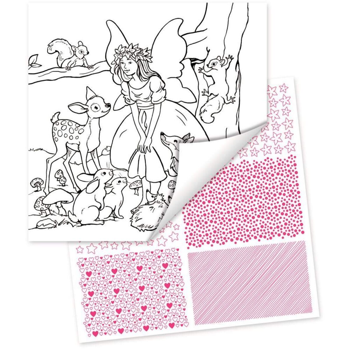 Struktur-Malblock (mit Schraffur-Schablone) 100% s.g.