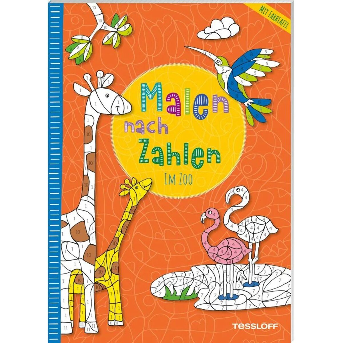 Tessloff Malen nach Zahlen. Im Zoo