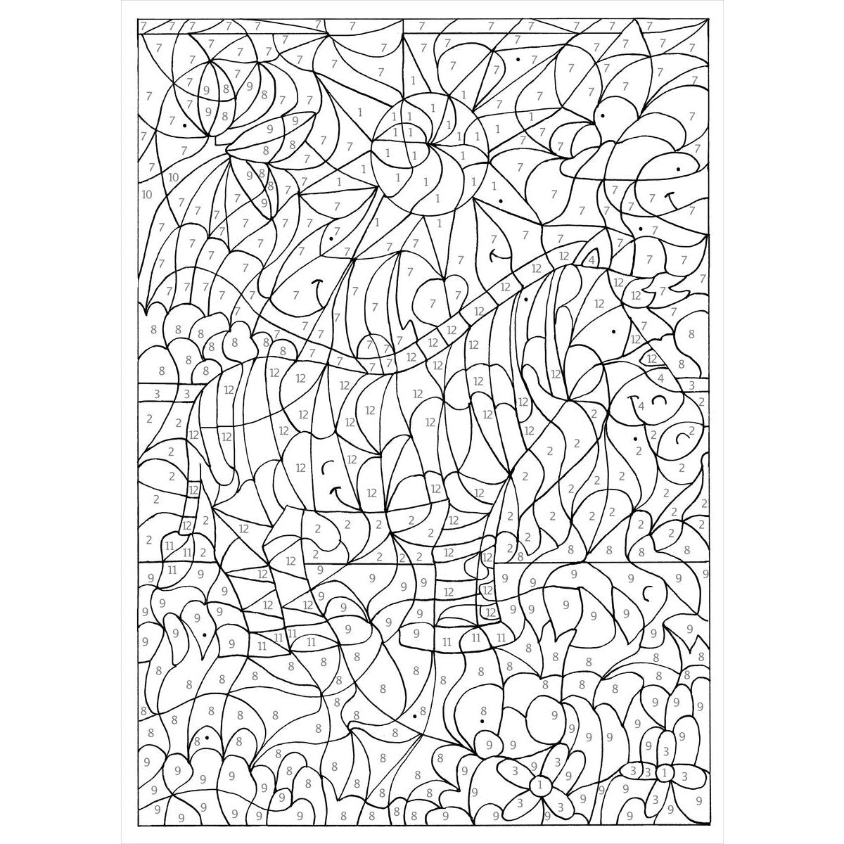 Tessloff Malen nach Zahlen. Im Zoo