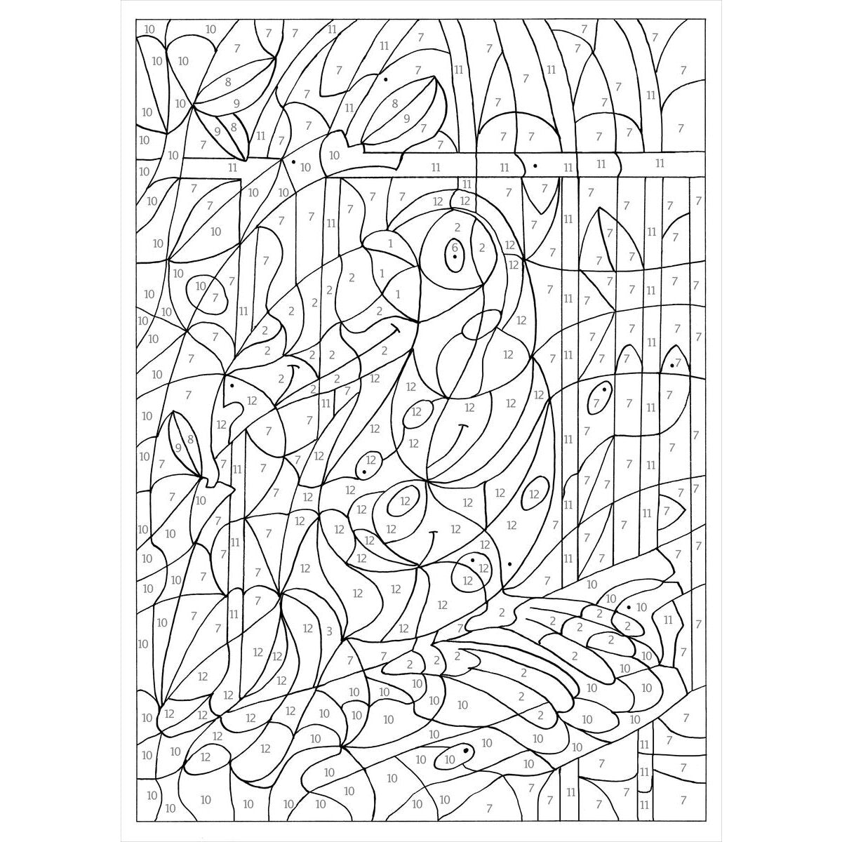 Tessloff Malen nach Zahlen. Im Zoo