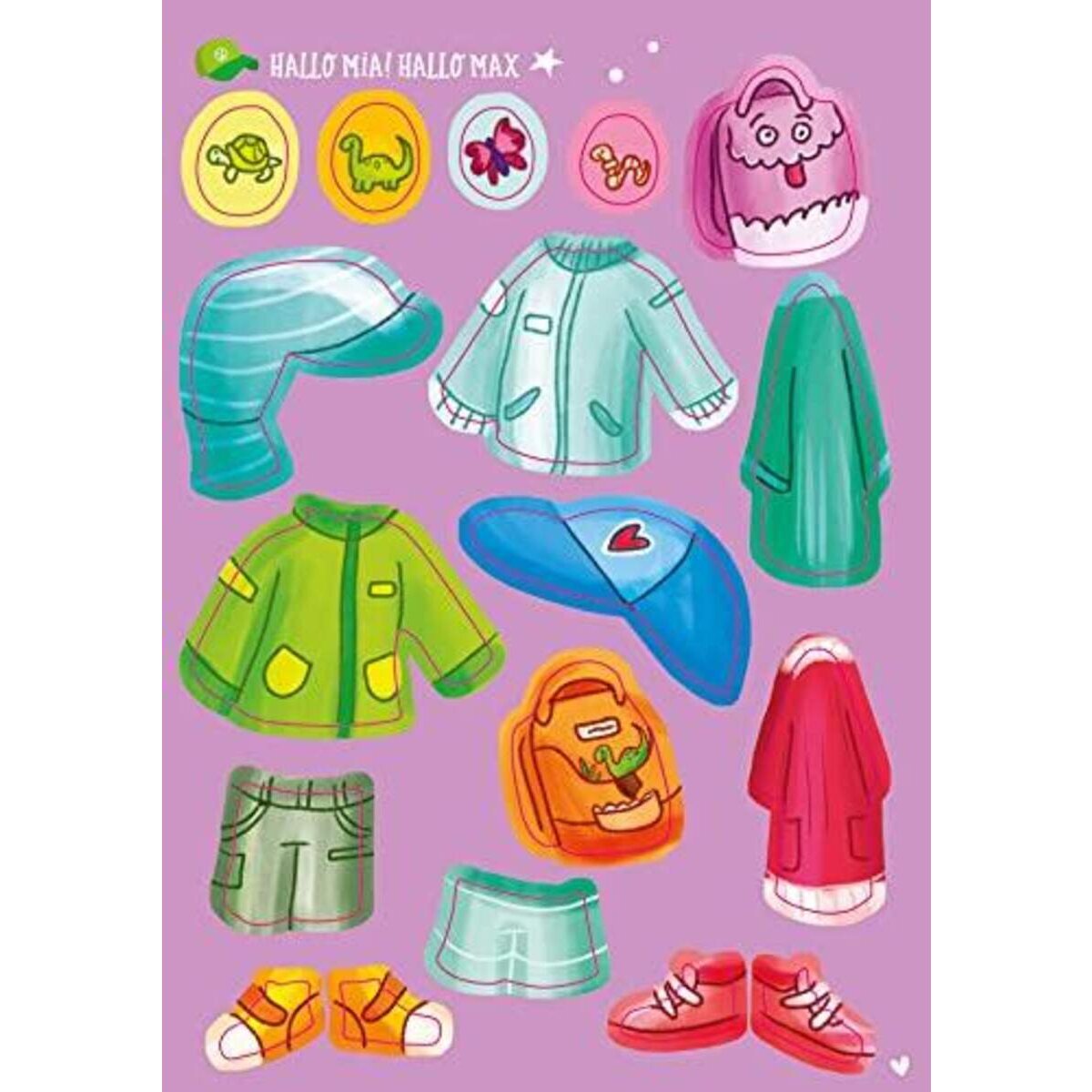 Tessloff Mein kleines Sticker-Anziehbuch. Im Kindergarten