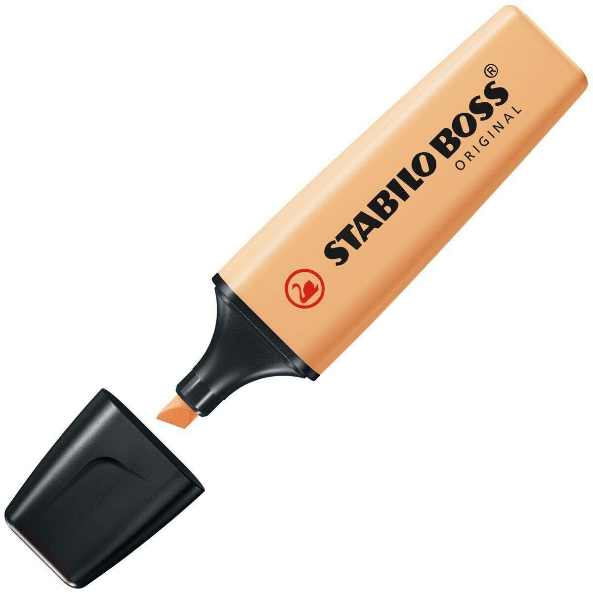 Textmarker - STABILO BOSS ORIGINAL Pastel - Einzelstift - sanftes Orange