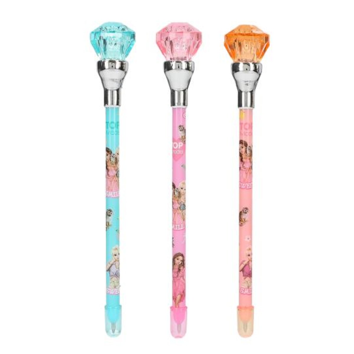 TOPModel Kugelschreiber mit Licht JUICY, 1 Stück, 3-fach sortiert