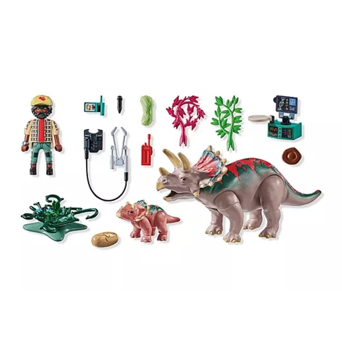 PLAYMOBIL® 71821 Dinos Triceratops mit Jungtier