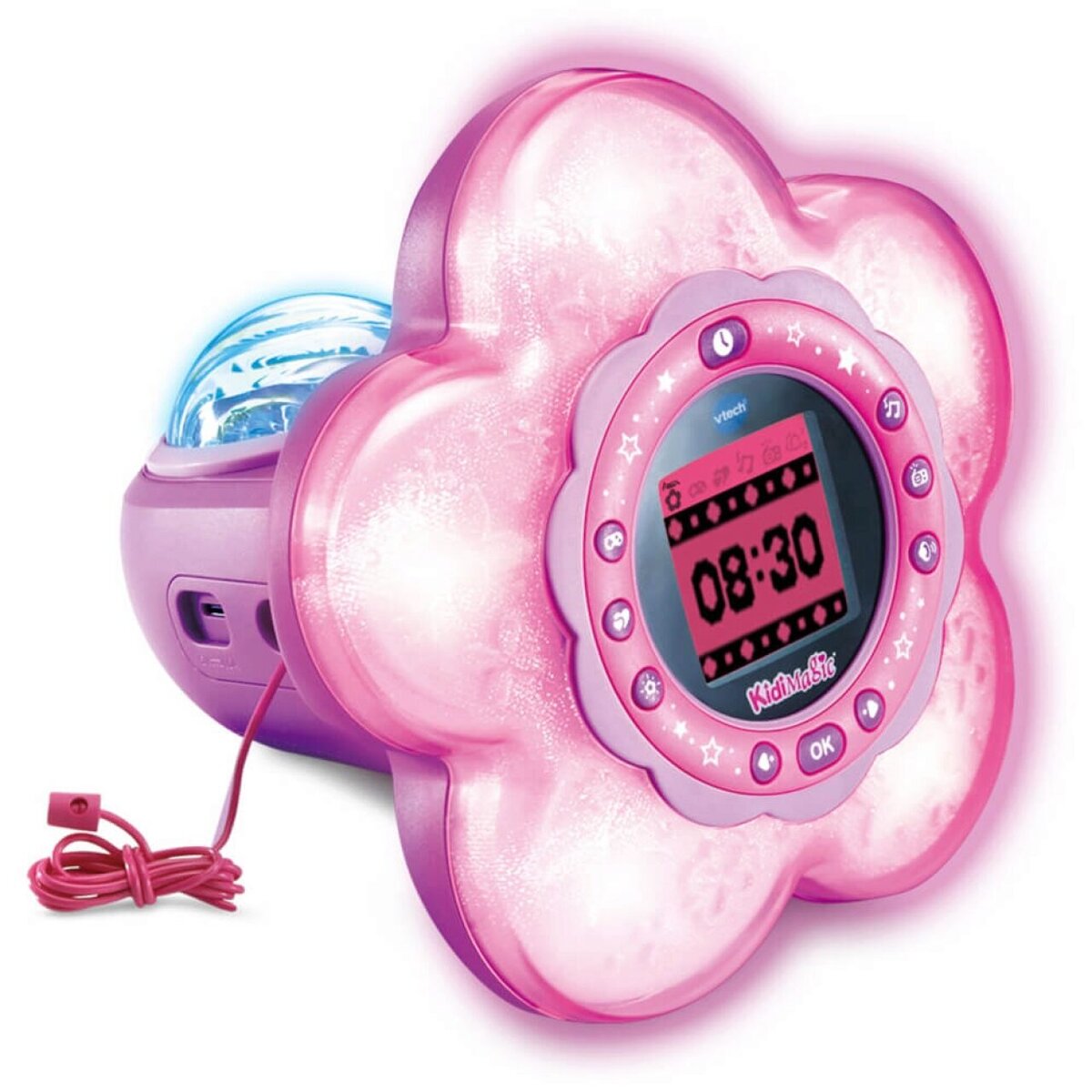 VTech Kidimagic Galaxy Light digital blumiges Stimmungslicht funkelnde Projektionen