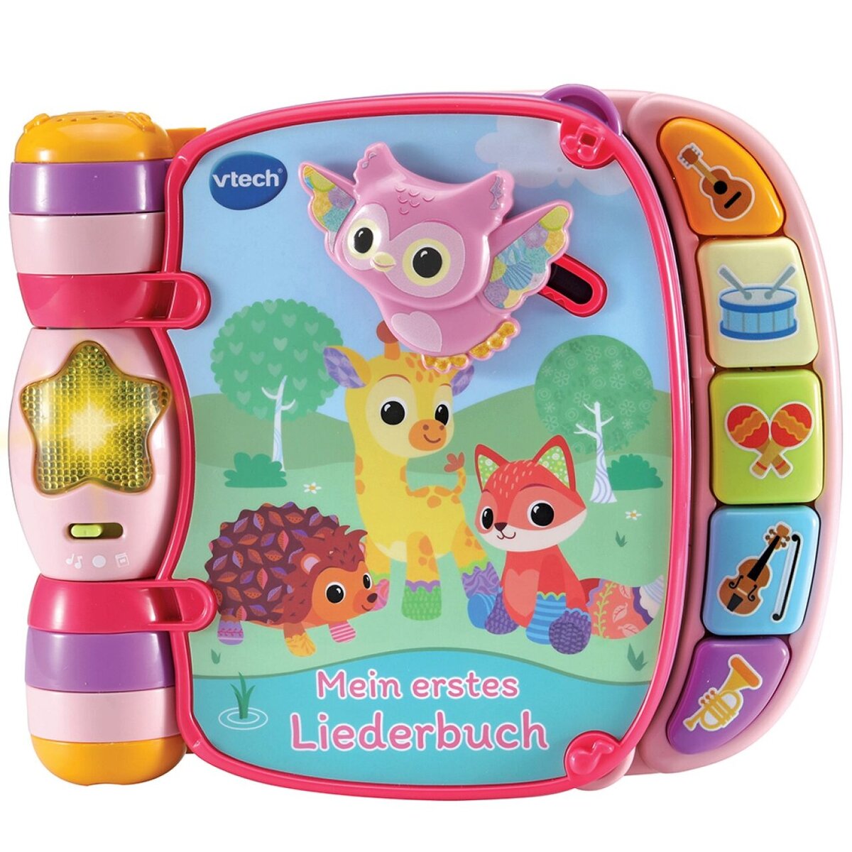VTech Mein erstes Liederbuch rosa 4,4 x 22,3 x 19 cm batteriebetrieben