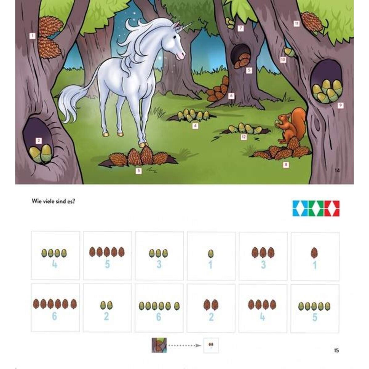 Westermann miniLÜK Mathe: Zählen lernen mit dem Einhorn