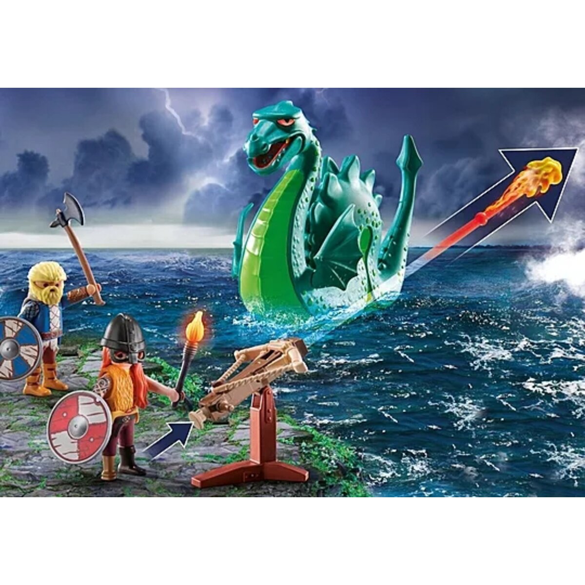 PLAYMOBIL® 71830 Wikinger mit Seeungeheuer