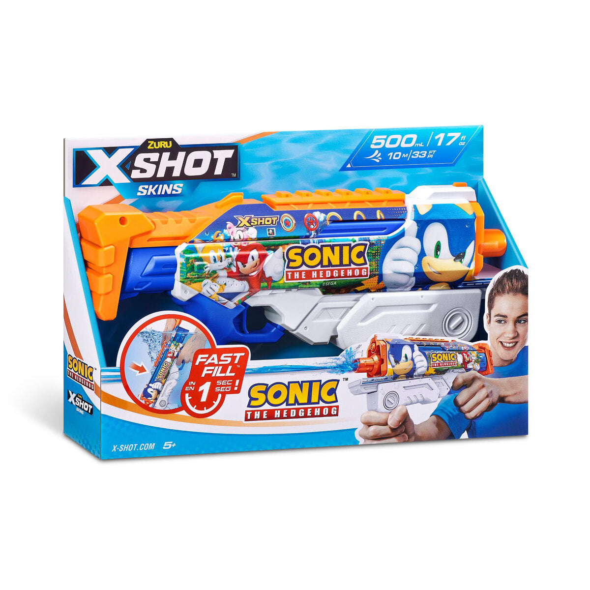 Zuru X-Shot Skins Sonic the Hedgehog
