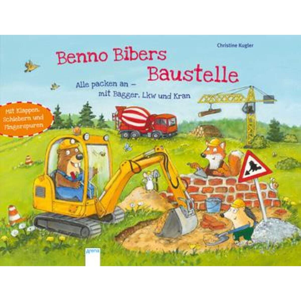 Arena Benno Bibers Baustelle Alle packen an mit Bagger