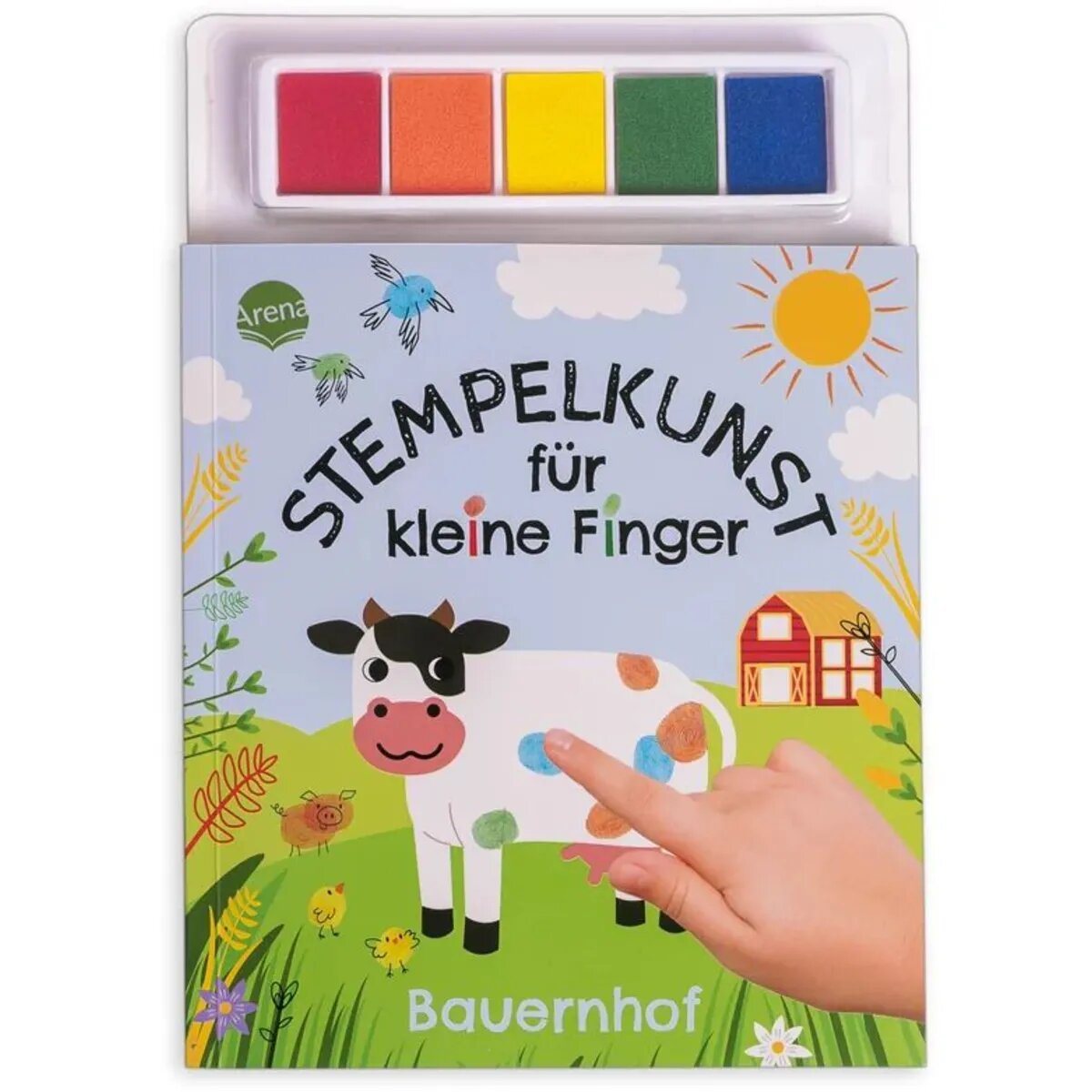 Arena Hinkler, Stempelkunst für kleine Finger. Auf dem Bauernhof