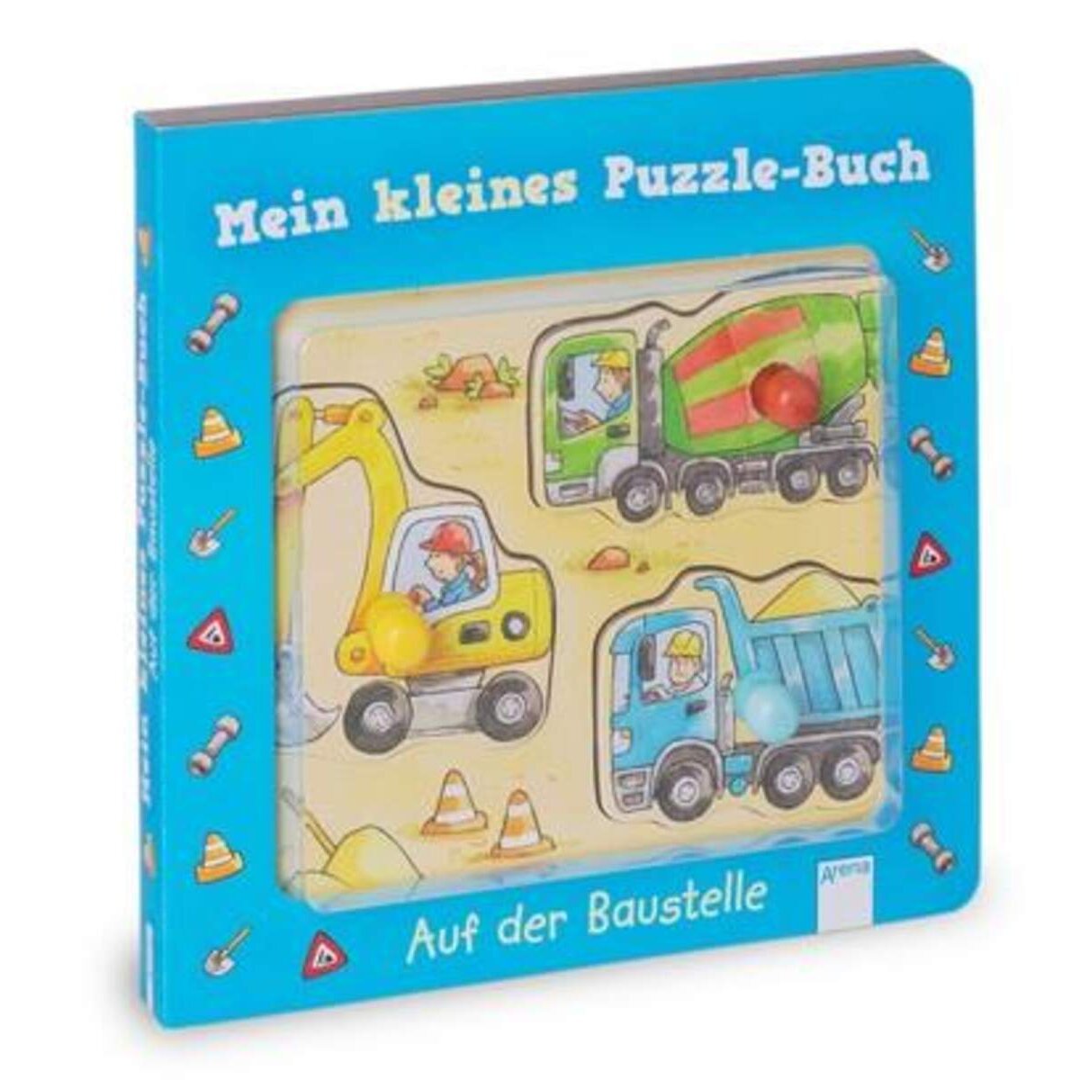Arena Mein kleines Puzzle-Buch - Auf der Baustelle
