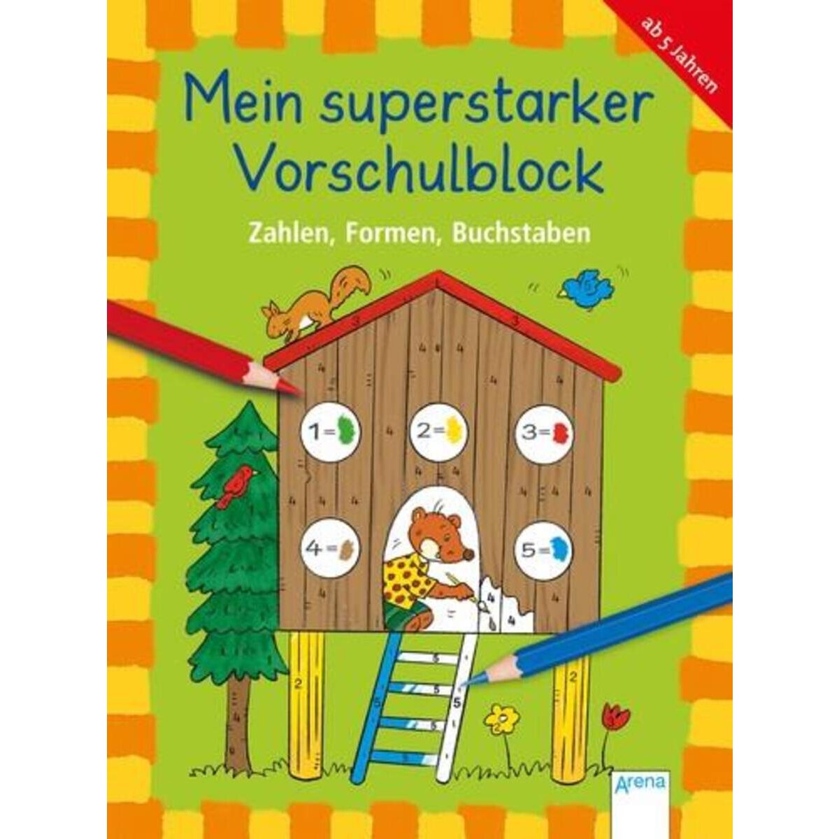 Arena Mein superstarker VS-Block. Zahlen, Formen, Buchstaben