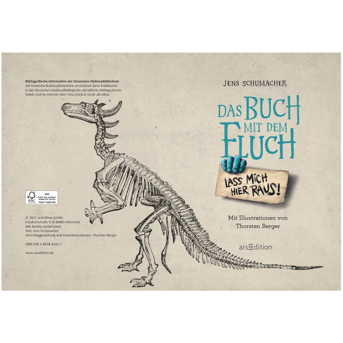 ars Edition Das Buch mit dem Fluch – Lass mich hier raus!
