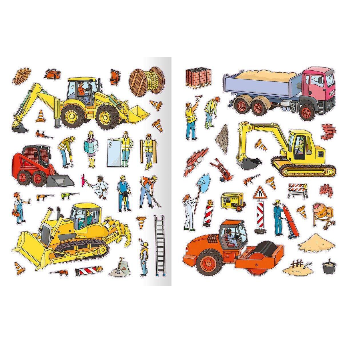 ars Edition Erstes Stickern Baustelle über 200 Sticker